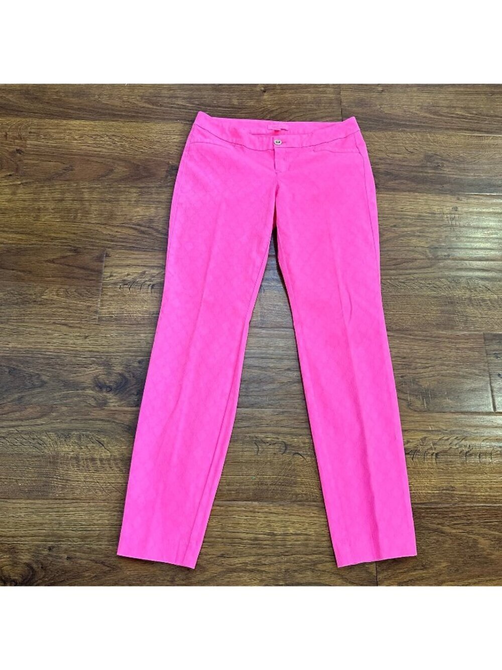 Lilly Pulitzer bright pink pants 4